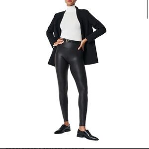 SPANX Shiny Black Women's Leggings